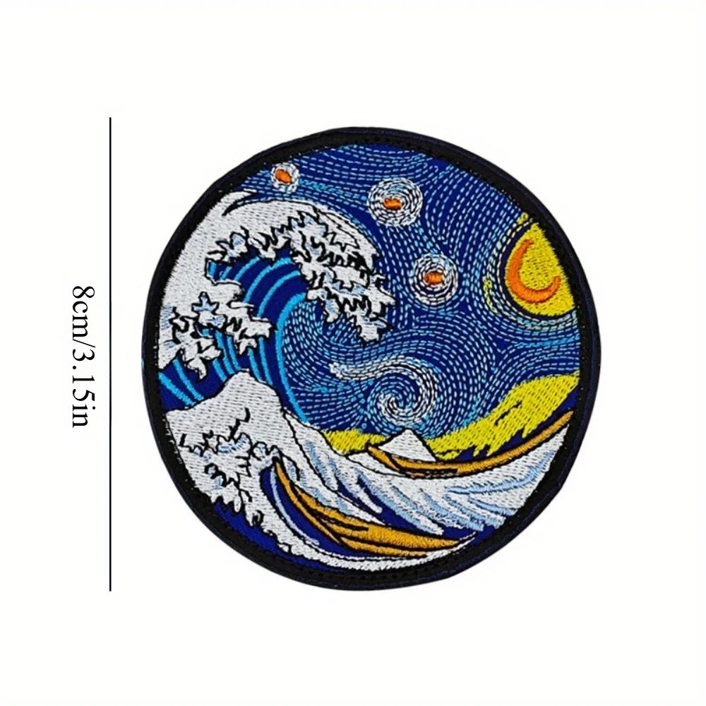 Art-Inspired Embroidered Patch Collection 7 Art-Inspired Embroidered Patch Collection - Image 7