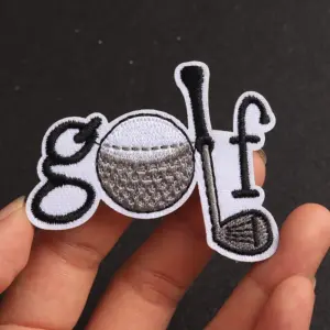 Golf Sports Alphabet Patch Set - 5 Unique Patches
