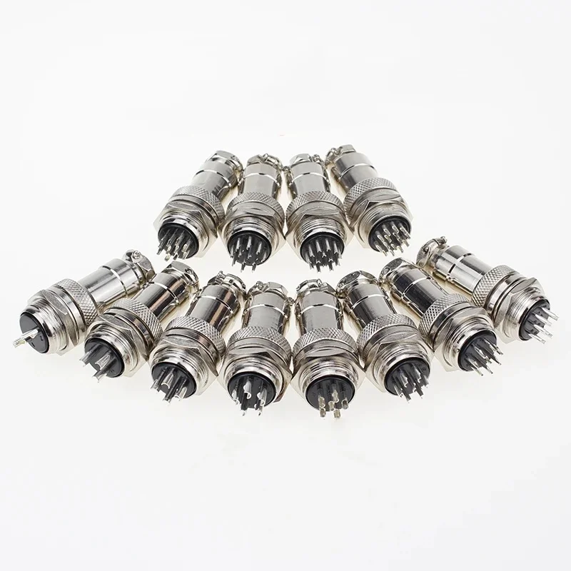 Waterproof GX20 Aviation Connector Set for Industrial Use 2 Waterproof GX20 Aviation Connector Set for Industrial Use - Image 2