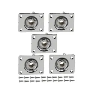 Square Guitar Jack Socket Set - 5 Pack 12 Sf2b5d1888b1542418b831ce0b0a5a767V