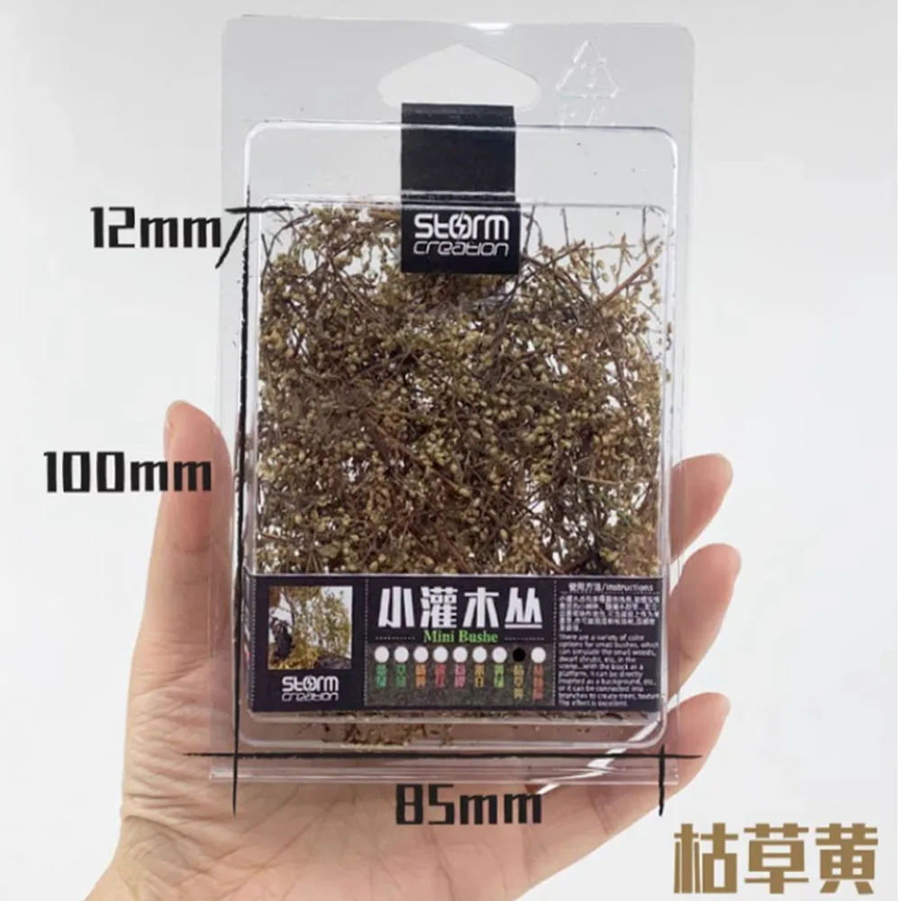 Miniature Model Bush Set for Dioramas 10 Miniature Model Bush Set for Dioramas - Image 10