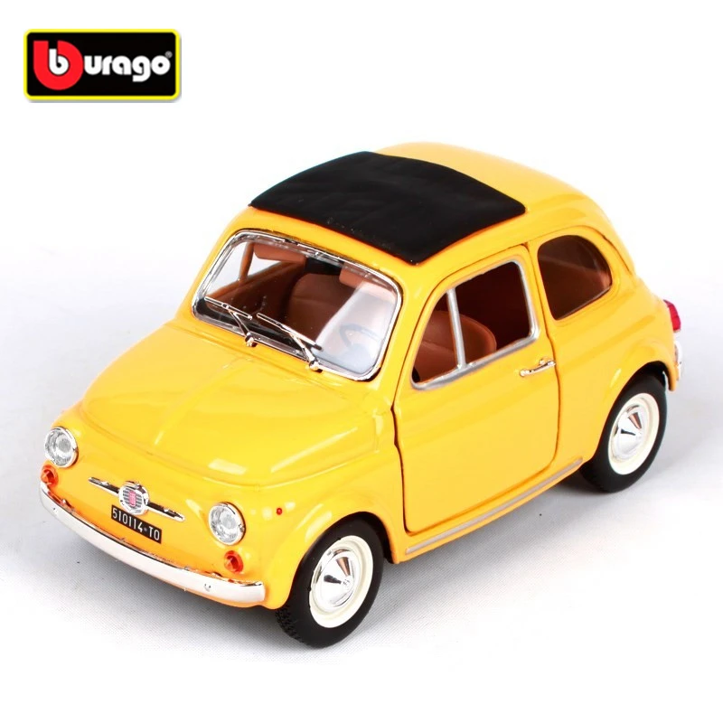1:24 Fiat Nuova Fiat 500 Taxi Diecast Model 7 1:24 Fiat Nuova Fiat 500 Taxi Diecast Model - Image 7