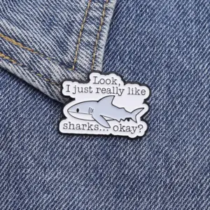 Playful Shark Brooch Set for Men and Women 8 Sf2e9195799de4746a39fe07f38ae2a60T