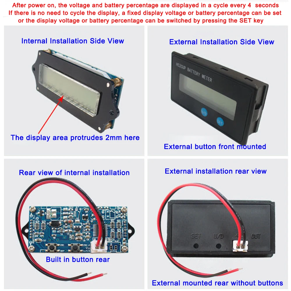 H52 Battery Capacity Indicator for Vehicles 5 H52 Battery Capacity Indicator for Vehicles - Image 5