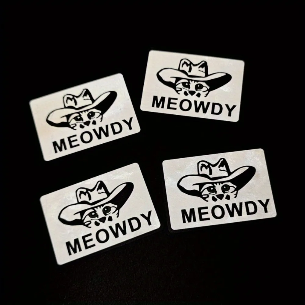 Playful Cat Patch with Cowboy Hat 3 Playful Cat Patch with Cowboy Hat - Image 3
