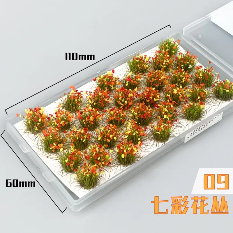 Miniature Flower and Grass Clusters Set – 32 Pieces 4 Miniature Flower and Grass Clusters Set – 32 Pieces - Image 4