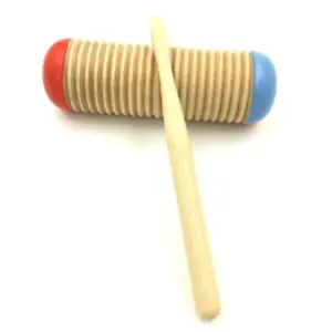 Wooden Kids' Guiro Rhythm Toy with Mallets 10 Sf35dadc4368c4dbe856595d9e7725cccH