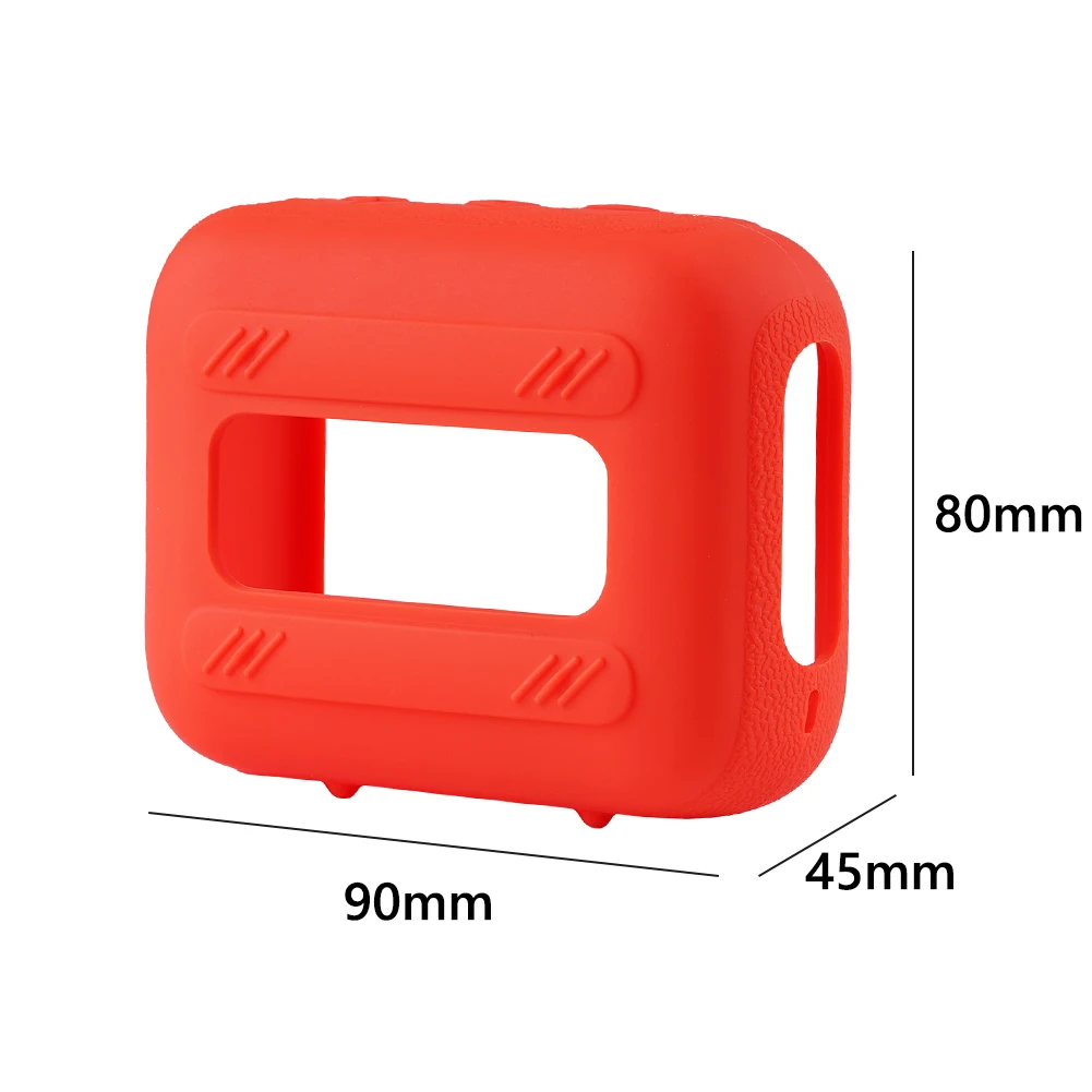 Red Silicone Case for JBL GO 4 Bluetooth Speaker 6 Red Silicone Case for JBL GO 4 Bluetooth Speaker - Image 6