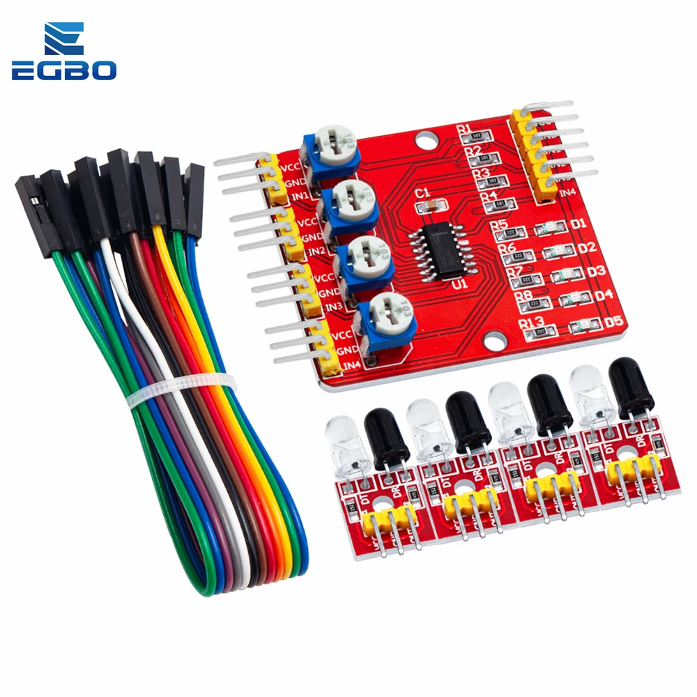 4-Channel Infrared Tracking Module for Robotics 6 4-Channel Infrared Tracking Module for Robotics - Image 6