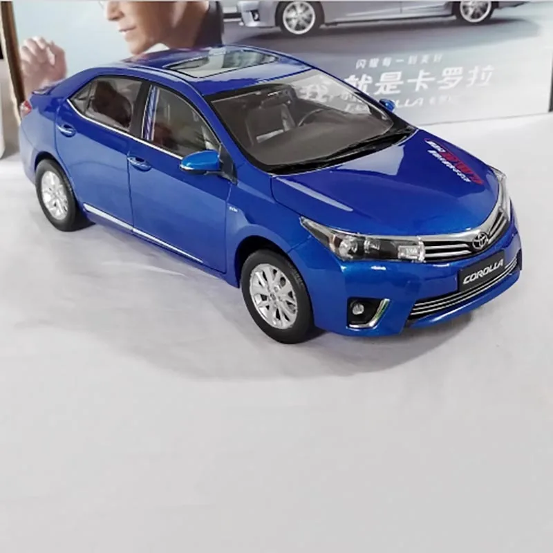 Blue Diecast Toyota Corolla 1:18 Model 4 Blue Diecast Toyota Corolla 1:18 Model - Image 4