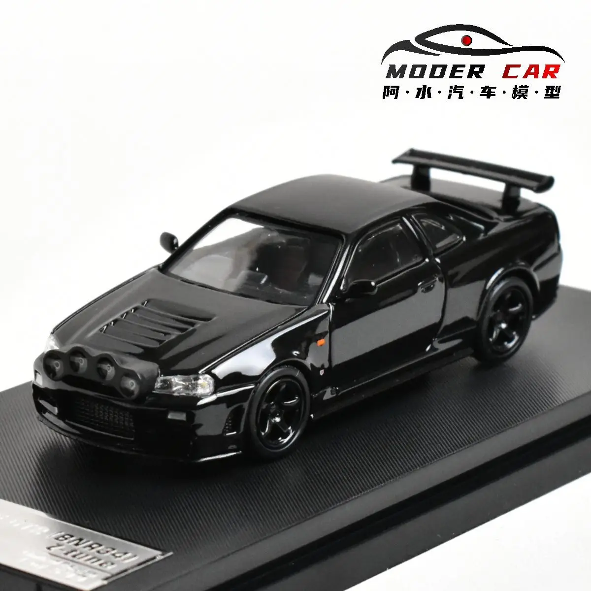 Street SW 1:64 Diecast Model Car in Silver/Black 3 Street SW 1:64 Diecast Model Car in Silver/Black - Image 3