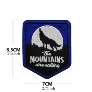 Wolf Howling Embroidered Patch for Outdoor Gear 9 Sf3cd675d6daa49729c7c69bafefd61a4W