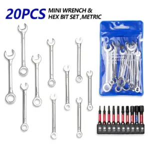 Precision Mini Wrench and Hex Bit Set 16 Sf4550c8ea22c4b839888de740907db354