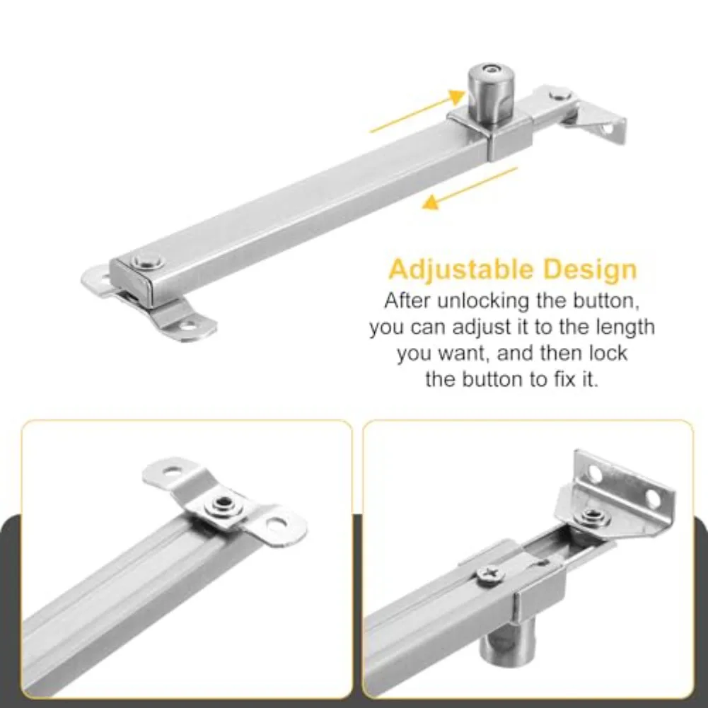 Stainless Steel Window Stopper with 7 Locking Positions 3 Stainless Steel Window Stopper with 7 Locking Positions - Image 3