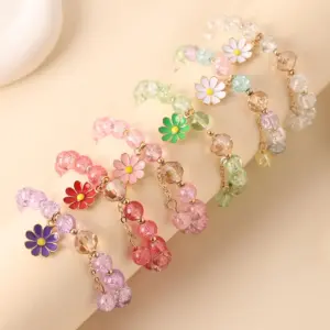 Vibrant Daisy Crystal Beaded Bracelets Set 13 Sf47c553f41194cac892862d8d466dfa9Q