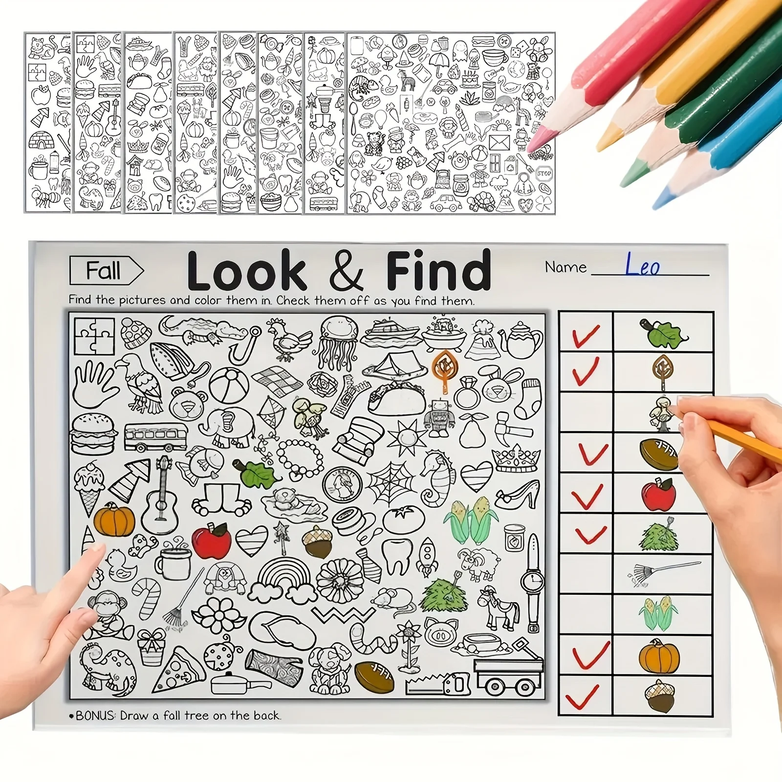 Kids' Search & Coloring Activity Book 3 Kids' Search & Coloring Activity Book - Image 3
