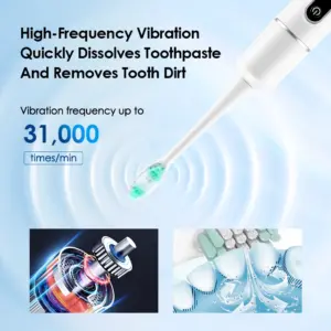 White Electric Toothbrush with 31,000 VPM 9 Sf4a2d4b05aee4e11aa951c4020191610U