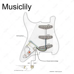 Musiclily Pro-SE SSS Pickguard for Strat Guitars 12 Sf4abca57d6004ab1a620927985283ed9m