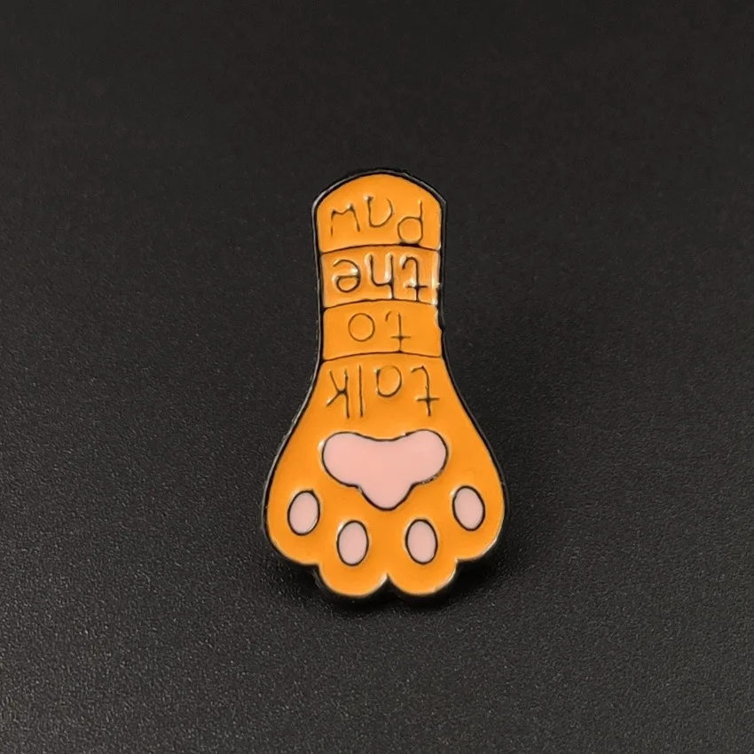 Vibrant Enamel Cartoon Dog Paw Brooch 3 Vibrant Enamel Cartoon Dog Paw Brooch - Image 3