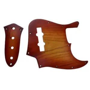 Ailanthus Wood Pickguard for J. Bass 12 Sf51a25ccba634684bb462e5c99ddf868l