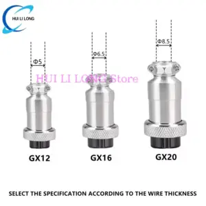 Waterproof GX Circular Connector Set with 2-15 Pins 7 Sf51a7be177754dea830658e093b8848aD