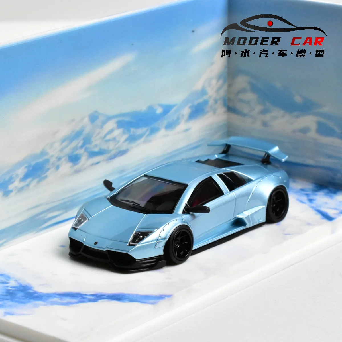 Black Lamborghini Murcielago LP670 Diecast Model 5 Black Lamborghini Murcielago LP670 Diecast Model - Image 5