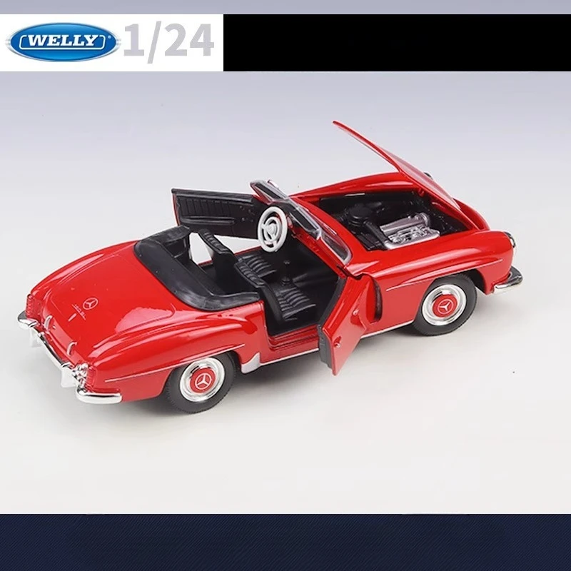Mercedes-Benz 190 SL 1:24 Diecast Model 4 Mercedes-Benz 190 SL 1:24 Diecast Model - Image 4