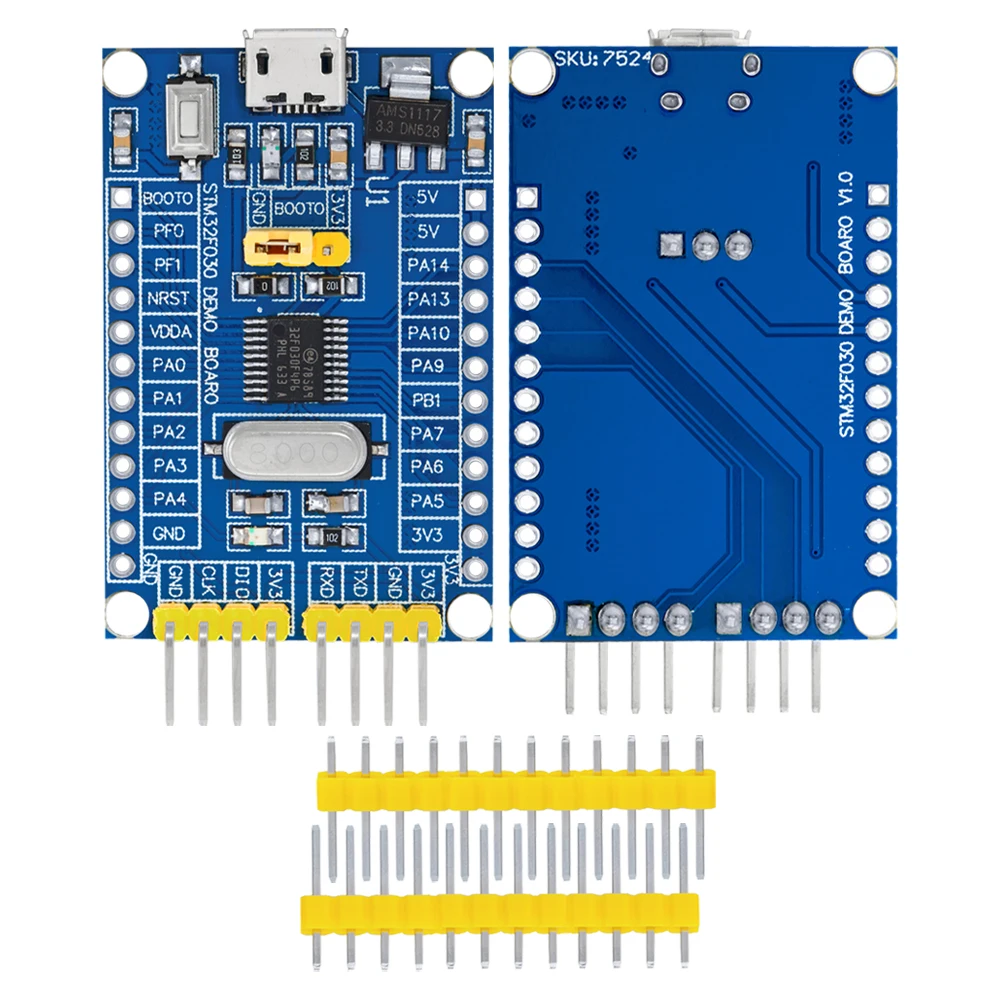Blue STM32F030F4P6 Development Board 6 Blue STM32F030F4P6 Development Board - Image 6