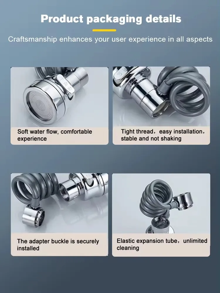 Multi-Mode Faucet Extender with Filter — 360° Rotatable 2 Multi-Mode Faucet Extender with Filter — 360° Rotatable - Image 2