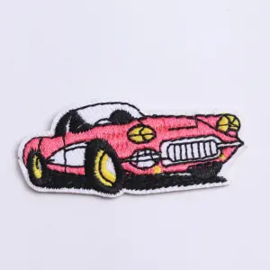 Vibrant Red Car Embroidered Patch 5.5x2.5 cm 9 Sf5adad858a99436f9f5e0c7df91c626aJ