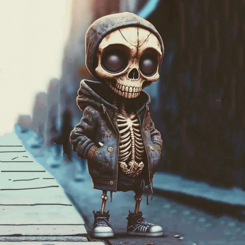 Modern Skeleton Resin Figurine for Decor 5 Modern Skeleton Resin Figurine for Decor - Image 5