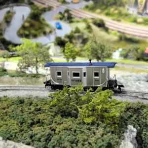 HO Scale Model Caboose Car for Collectors