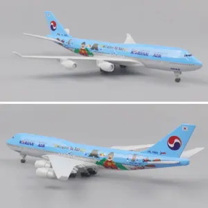 Korean Air B747 1:400 Scale Collectible Model 10 Sf606febede8249fab092b0bdebbd4feay