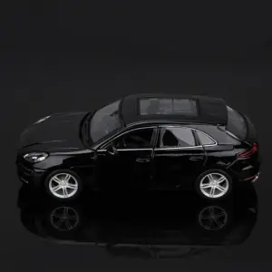 Black Porsche Macan Turbo 1:24 Diecast Model 9 Sf62333b55a844db19546a1b2afa960c8y