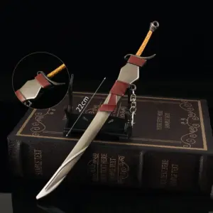 Yasuo 22cm Fantasy Sword Keychain for Men 7 Sf6626100dd2c42e7a23b44733a66b9aac