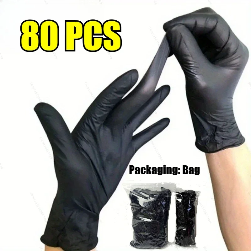 Black Nitrile Disposable Gloves 70-100g Pack 10 Black Nitrile Disposable Gloves 70-100g Pack - Image 10