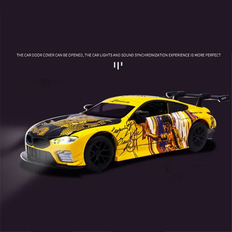1:32 BMW M8 GTE Diecast Model with Sound 5 1:32 BMW M8 GTE Diecast Model with Sound - Image 5