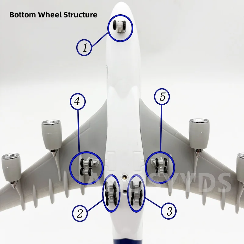 Lufthansa Airbus A380 Resin Model 30cm 1:240 6 Lufthansa Airbus A380 Resin Model 30cm 1:240 - Image 6