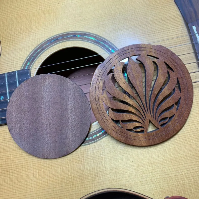 Mahogany Soundhole Cover for 40/41 Inch Guitars 3 Mahogany Soundhole Cover for 40/41 Inch Guitars - Image 3