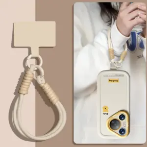 Yellow Adjustable Phone Lanyard for Huawei & Samsung 13 Sf6ac6b3bacff48d4aabba1b8722f7a0fX
