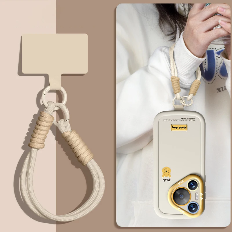 Yellow Adjustable Phone Lanyard for Huawei & Samsung 4 Yellow Adjustable Phone Lanyard for Huawei & Samsung - Image 4