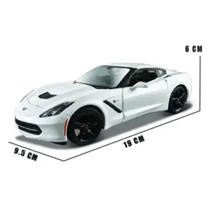White 1:24 Diecast Chevrolet Corvette Model 14 Sf6bd12538d7140d5a5817d64ebbb3748q