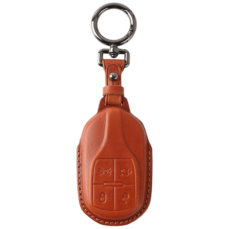 Leather Car Key Case for Maserati 2023-2025 6 Leather Car Key Case for Maserati 2023-2025 - Image 6