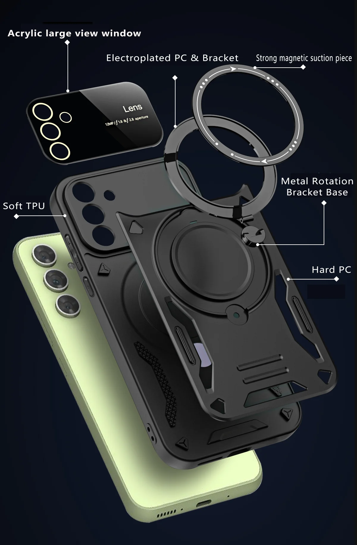 Rugged Samsung Galaxy A54 5G Protective Case 5 Rugged Samsung Galaxy A54 5G Protective Case - Image 5