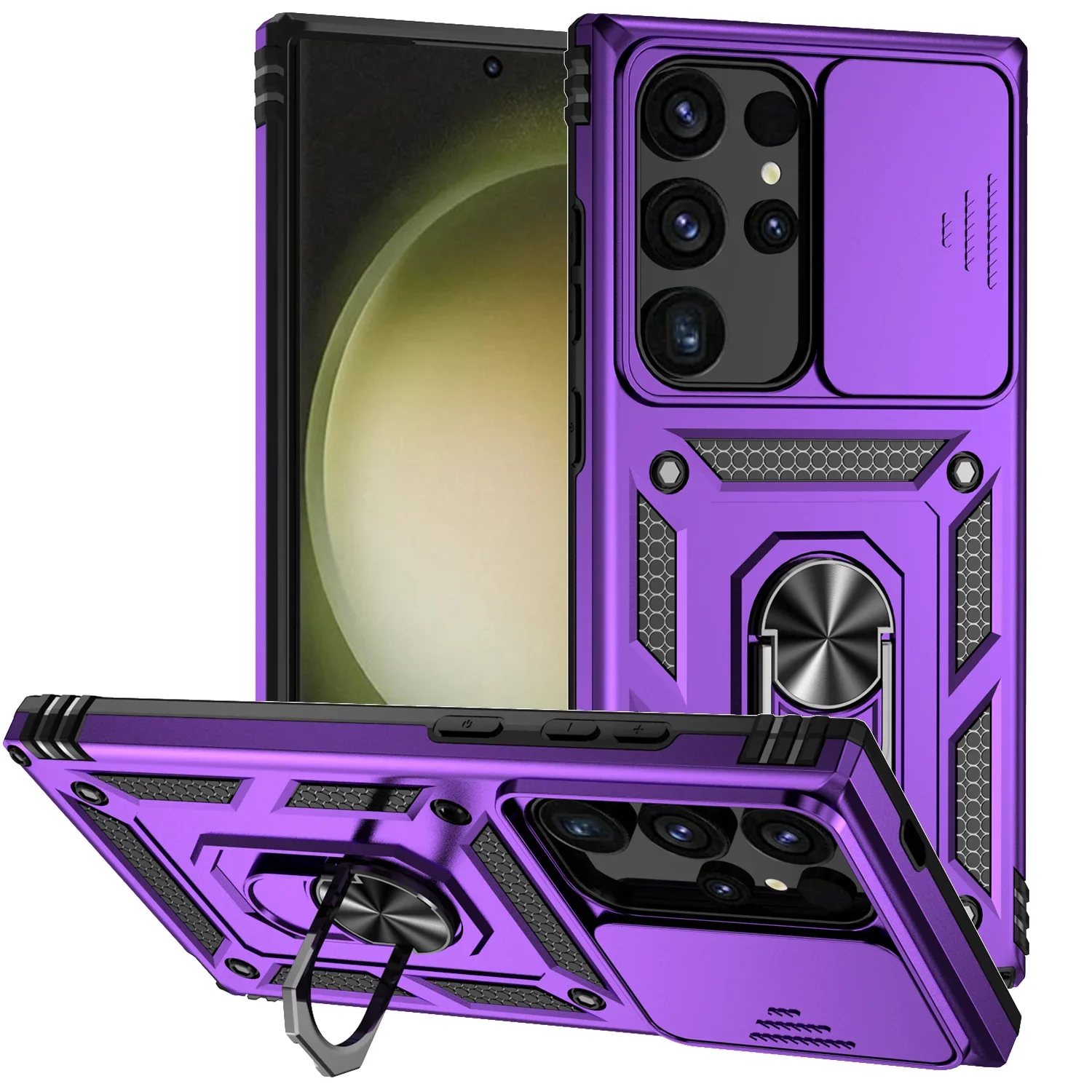 Rugged Samsung Galaxy S24 Case with Ring 7 Rugged Samsung Galaxy S24 Case with Ring - Image 7