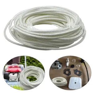 Durable 10m White Recoil Starting Rope for Engines 12 Sf710896c1f3747359e5de8fe98f37de9b