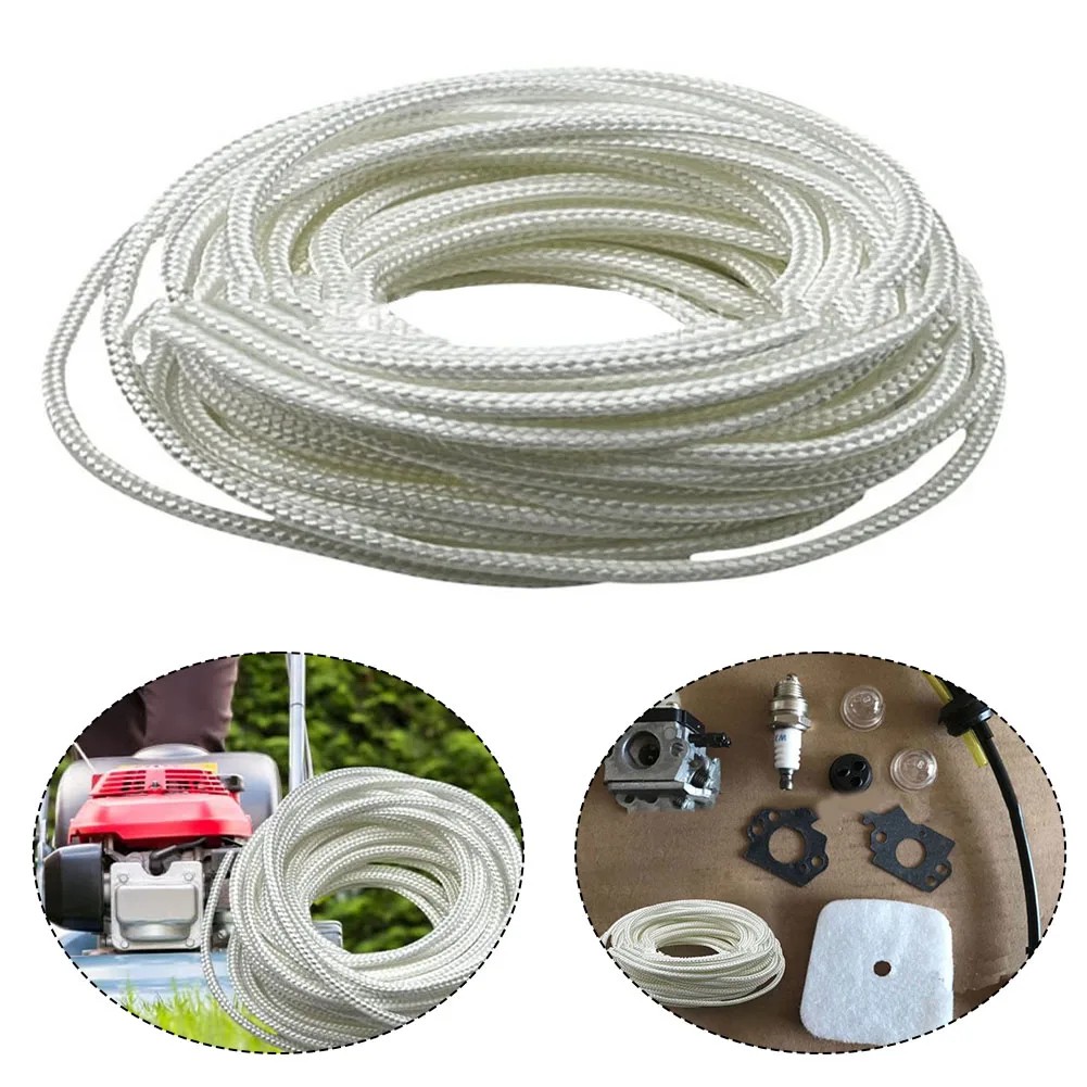 Durable 10m White Recoil Starting Rope for Engines 6 Durable 10m White Recoil Starting Rope for Engines - Image 6