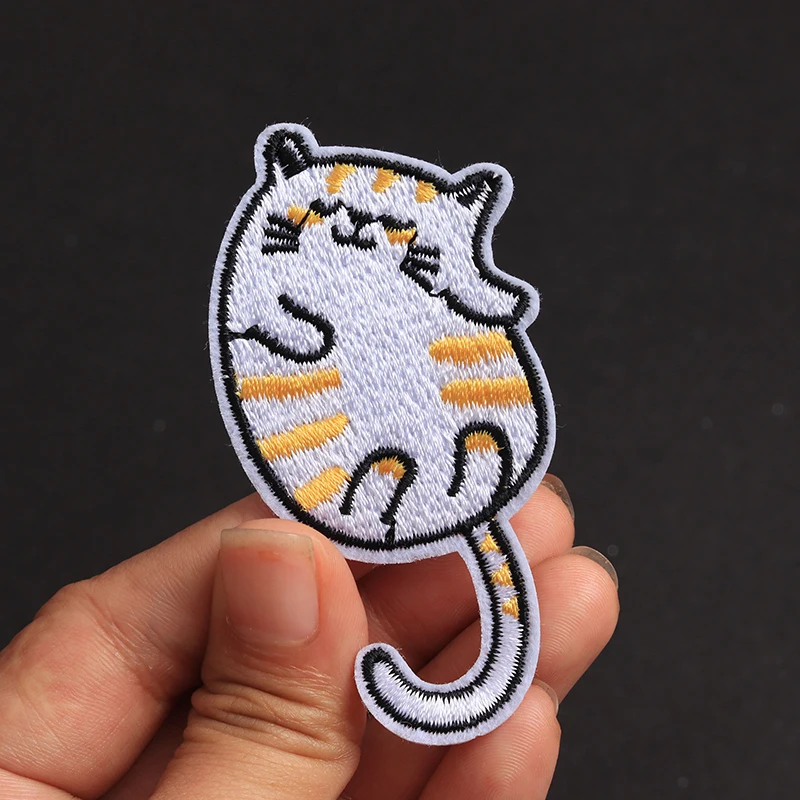 Cartoon Cat Patch Set of 5 Patches 3 Cartoon Cat Patch Set of 5 Patches - Image 3