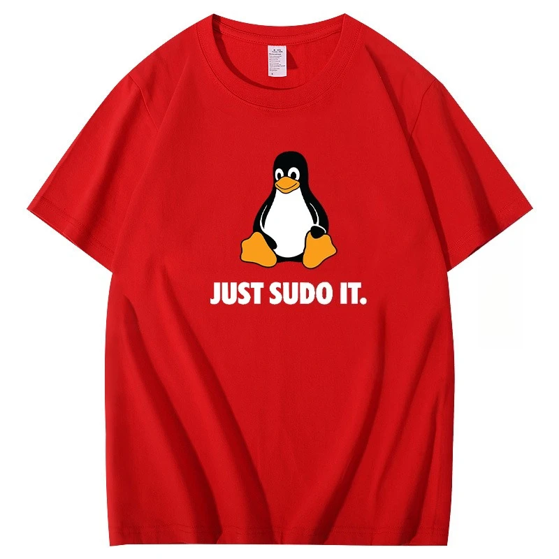 Black Penguin Minimalist T-shirt with Quote 4 Black Penguin Minimalist T-shirt with Quote - Image 4