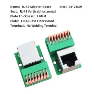 RJ45 Network Port Terminal Block with Grounding 12 Sf74c00ed34ec4dad958a879571f1d195o